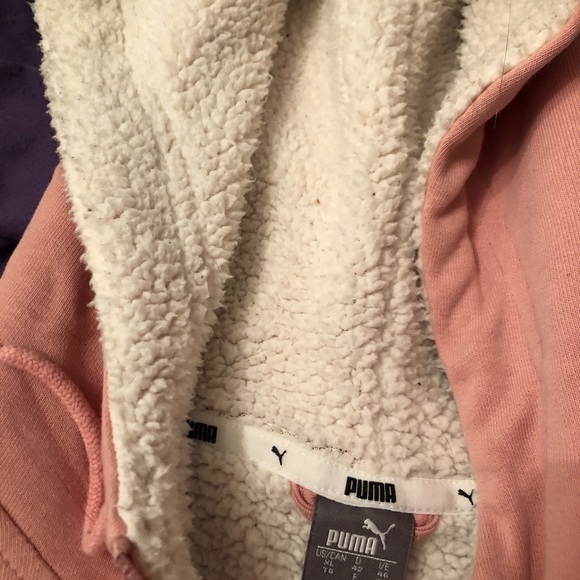 Pink Puma Zipped Hoodie - Picture 4 of 5